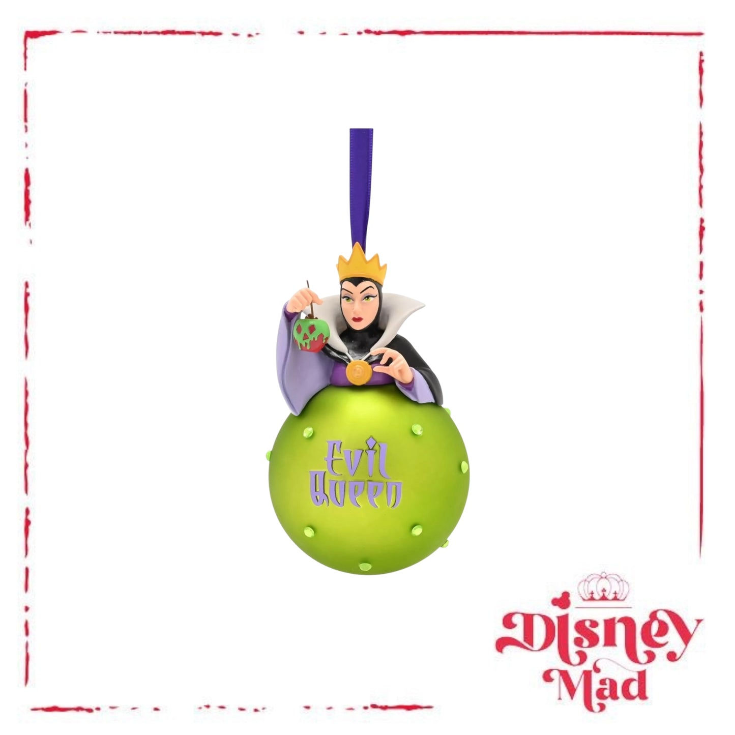 Disney Evil Queen On A Glass Bauble