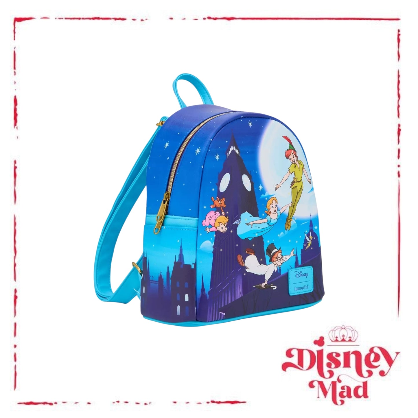 Loungefly Disney Peter Pan Night Flight Mini Backpack
