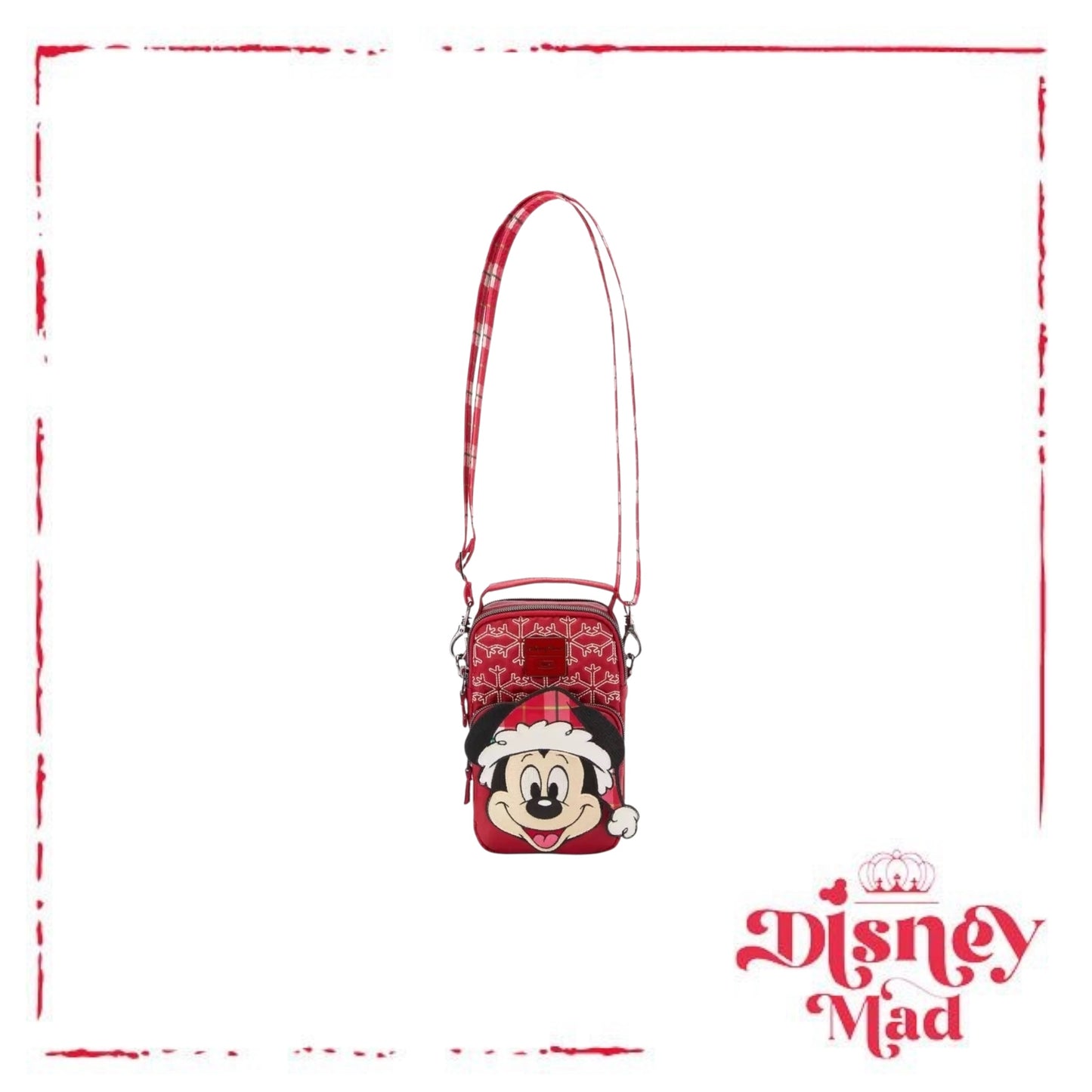 Santa Mickey Lug Bag - DIsney Parks