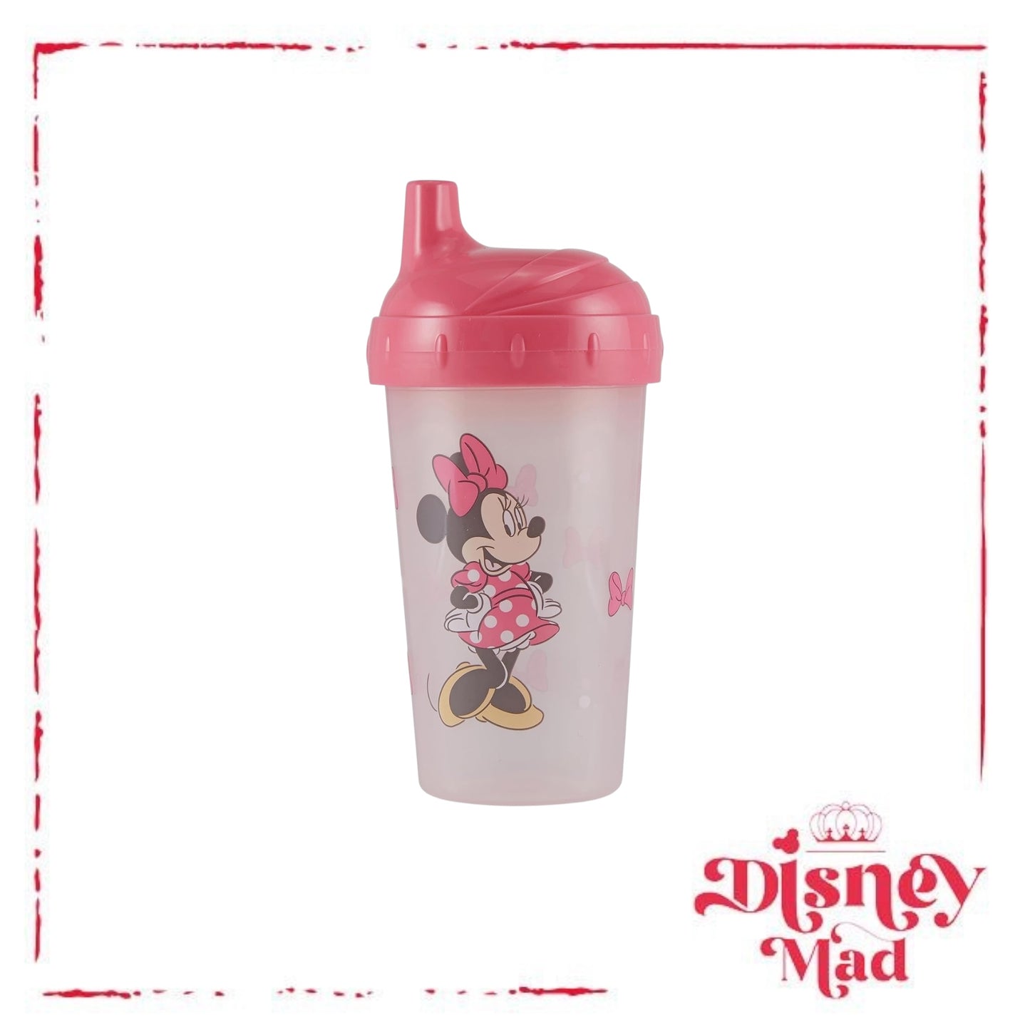 Disney 10 Ounce Minnie Mouse Sippy Cup Pack of Two