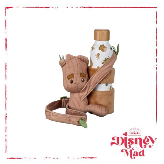 Disney Parks Guardians Of The Galaxy Groot Water Bottle With Plush Carrier