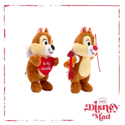 Chip 'n Dale Valentine's Day Plush Set – 9''- Disney Parks