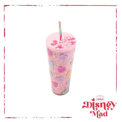 Mickey and Minnie Mouse Valentine's Day 24 oz. Starbucks® Travel Tumbler with Straw