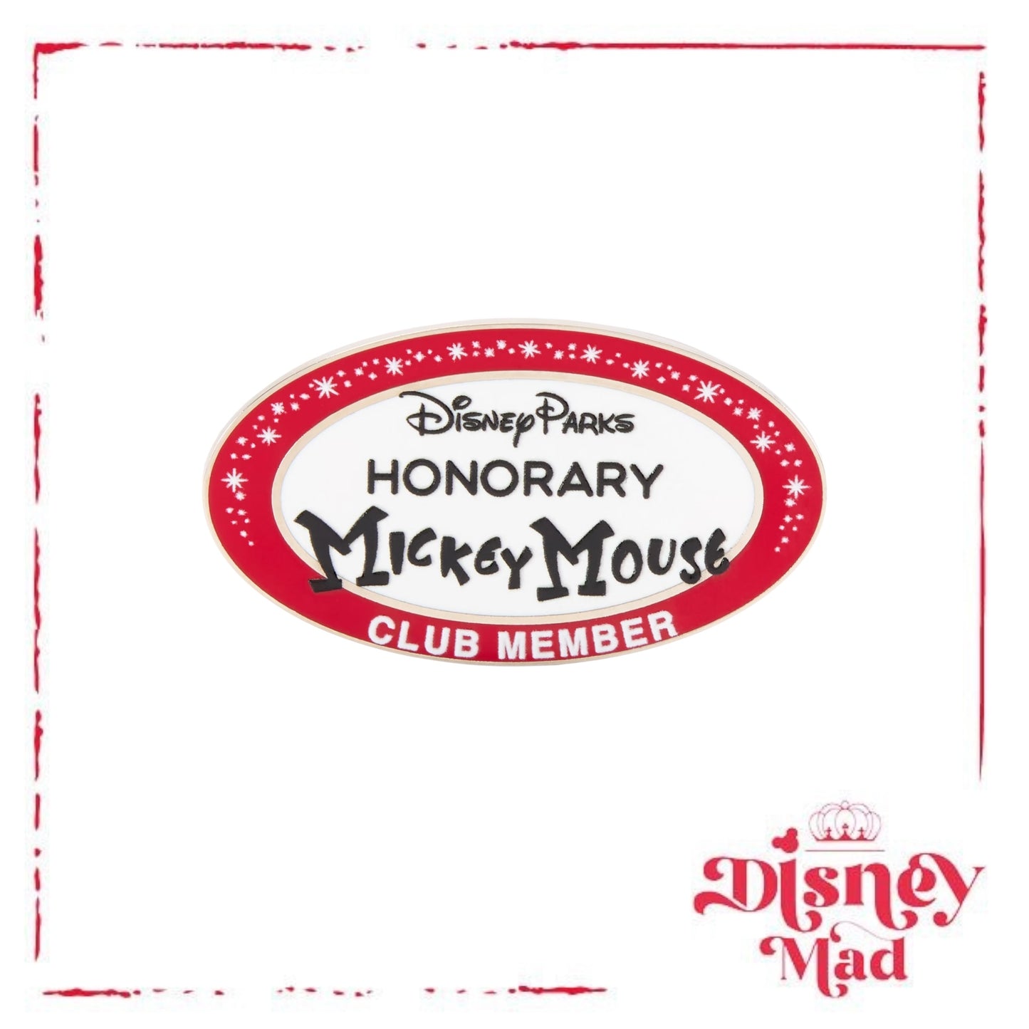 Disney Parks Honorary Mickey Mouse Club Member Pin
