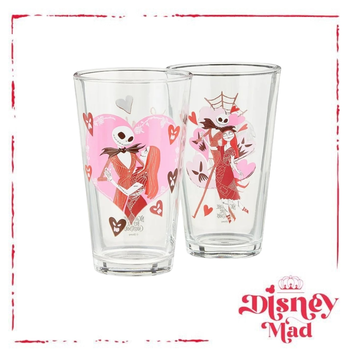 Nightmare before Christmas 2Pk Glass Set