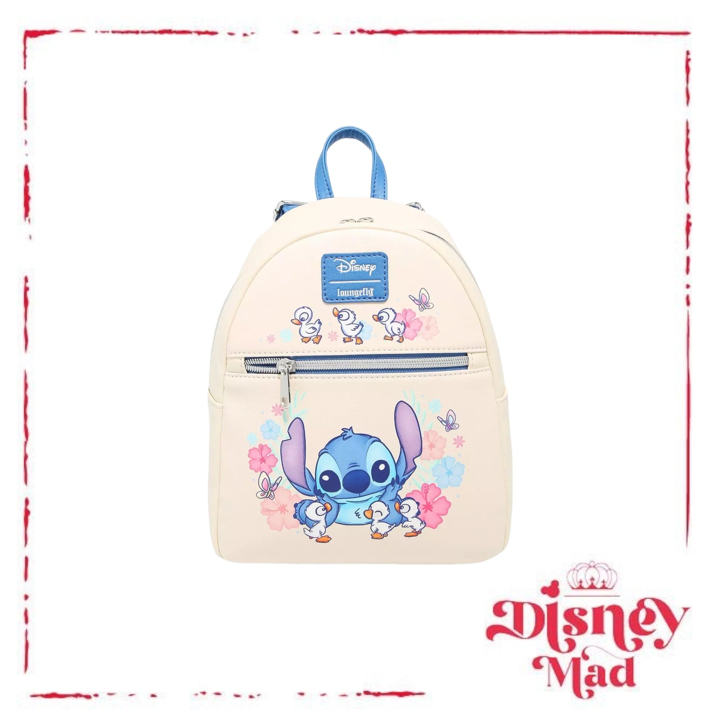 Loungefly Disney Lilo & Stitch Stitch With Ducks Mini Backpack