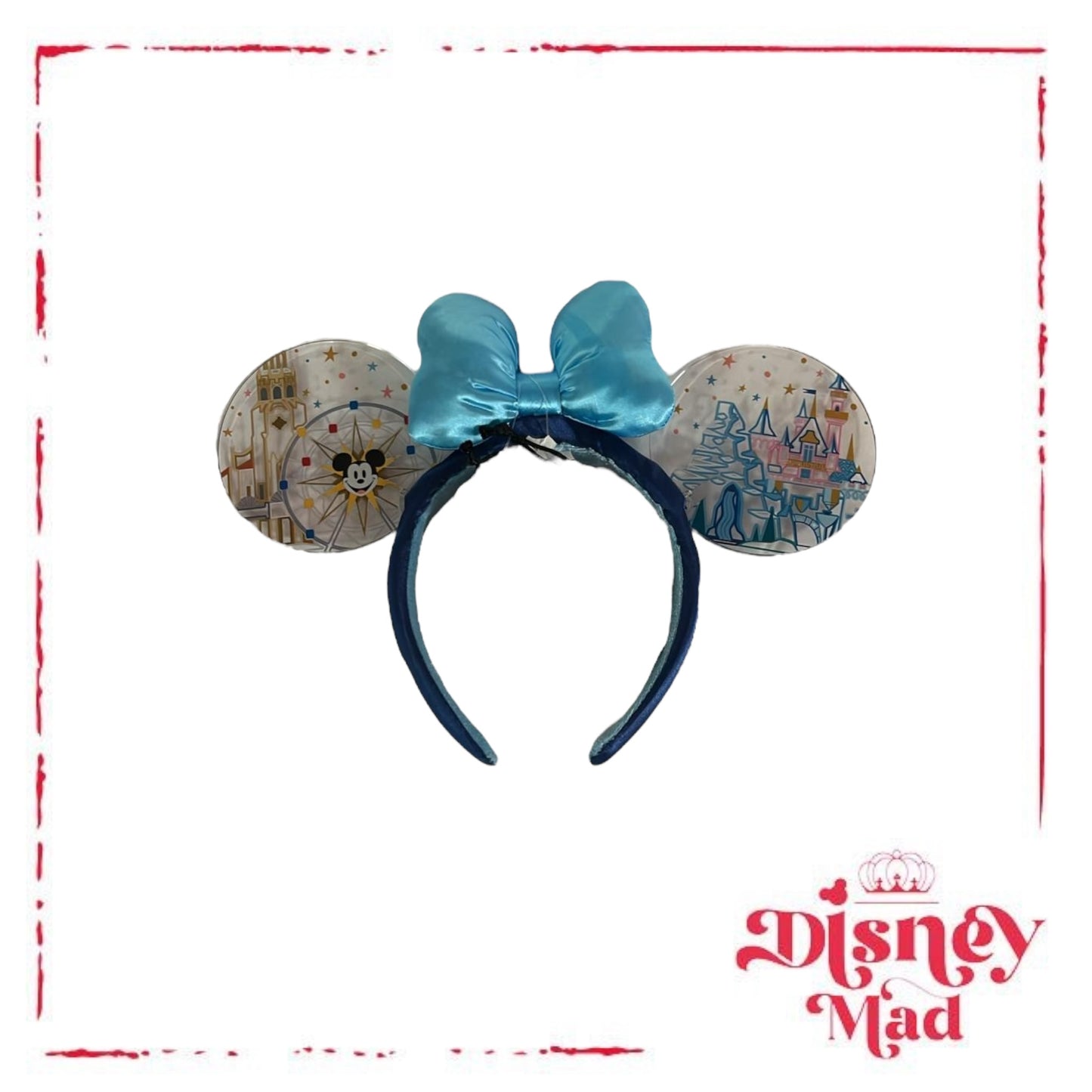 Light-Up Disneyland Resort Icons Ear Headband - Rechargeable - Disney Parks