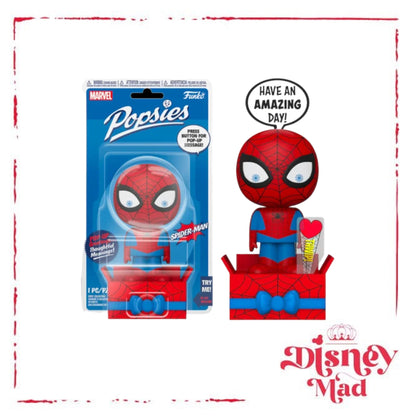 Bundle Offer 3 - Loungefly Marvel Spider-Man: No Way Home MJ & Spider-Man Mini Backpack, Spider-Man Popsies Vinyl Figure & Spider Gwen Soda