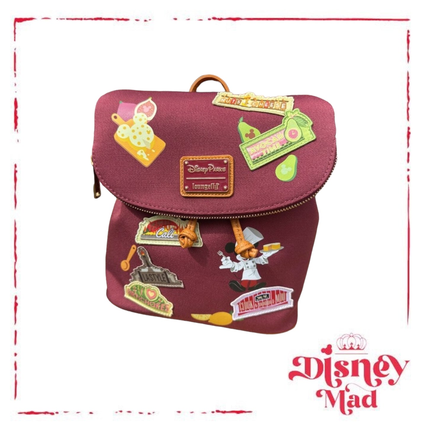 Disney california adventure Food An Wine Festival 2024 Loungefly Backpack - Disney Parks