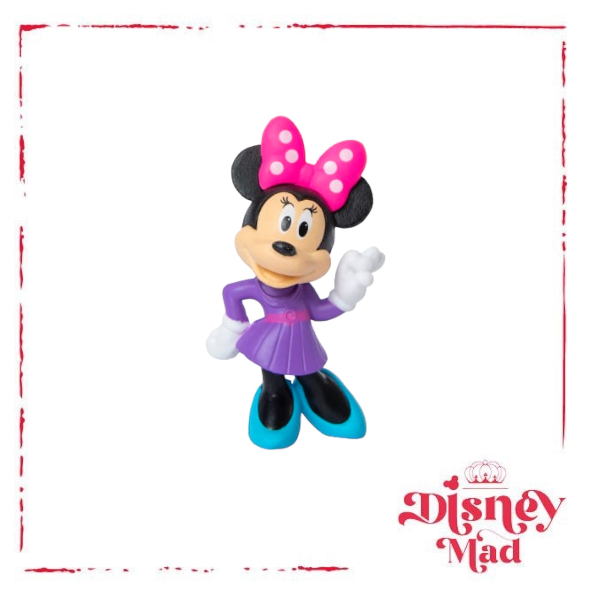 Disney Junior Minnie Mouse Just Play Mini Figure - Minnie Mouse Purple ...