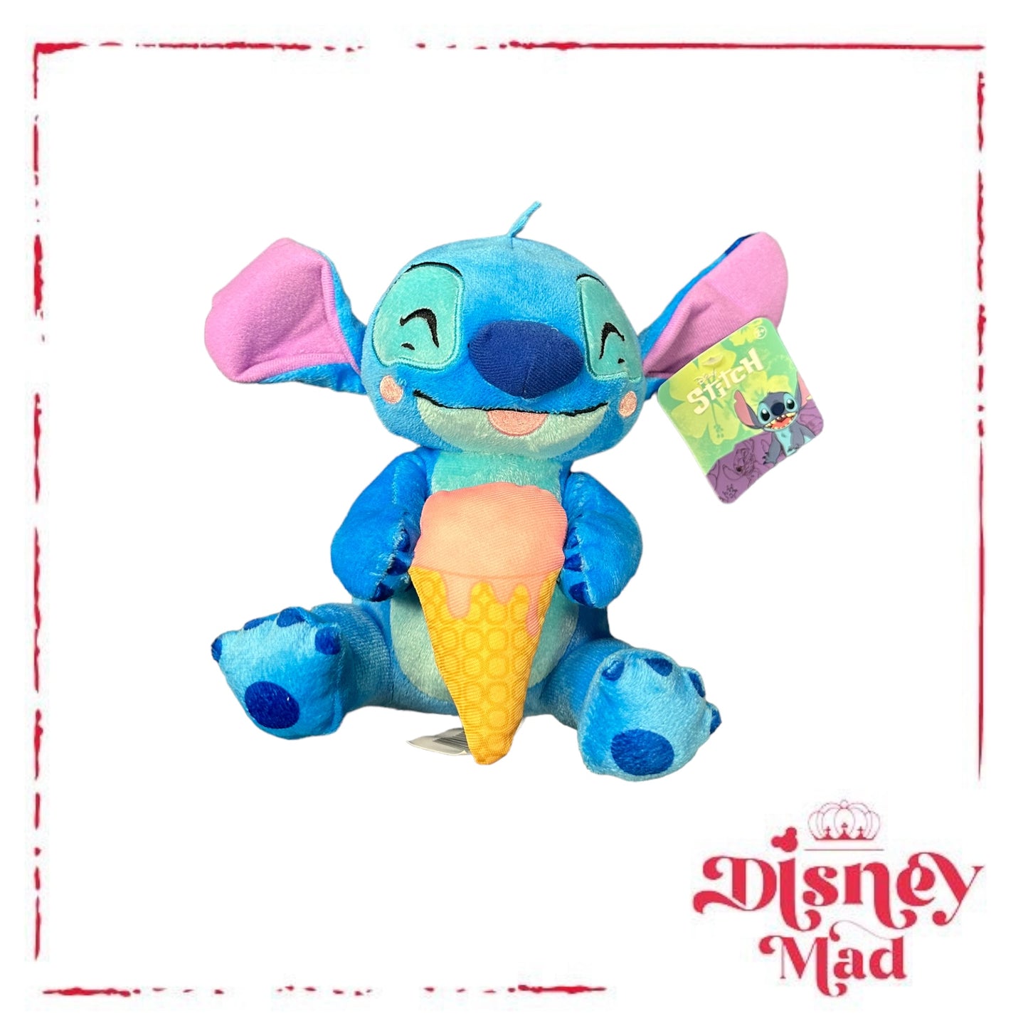 Disney Stitch With Ice Cream Plush 6 Inch