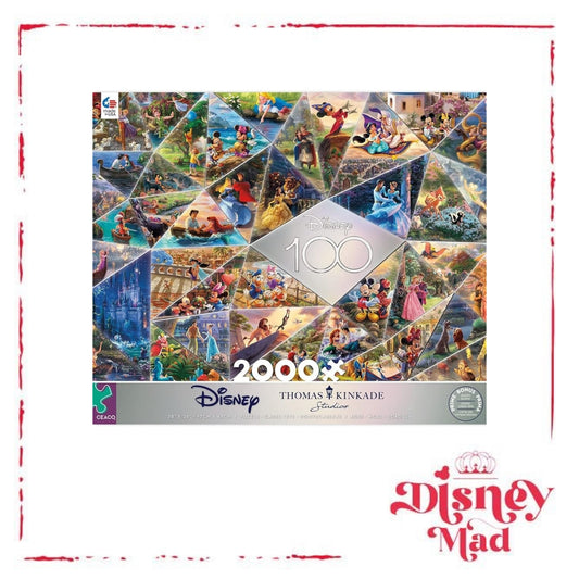 Thomas Kinkade - Disney - 100th Collage - 2000 Piece Jigsaw Puzzle