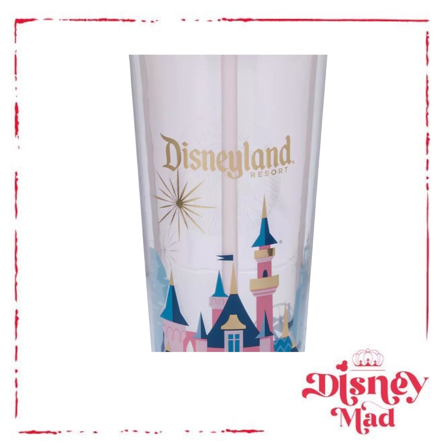 Sleeping Beauty Castle Starbucks® Tumbler with Straw – Disneyland - Disney Parks