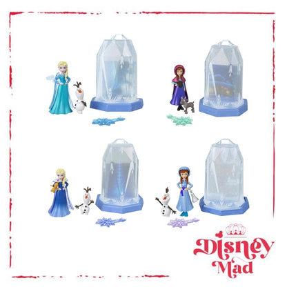 Mattel Disney Frozen Small Doll Ice Reveal with Squishy Ice Gel and 6 Surprises Including Character Friend & Play Pieces