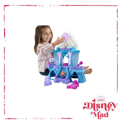 Fisher-Price Little People – Disney Frozen Elsa’s Enchanted Lights Palace musical playset with Anna and Elsa figures