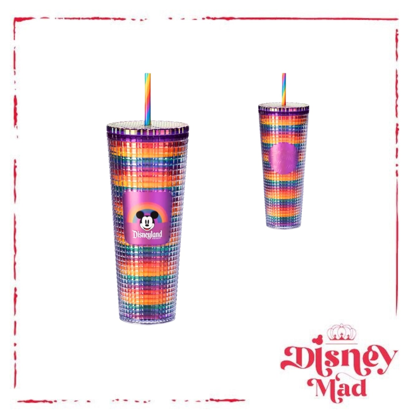 Disney Pride Collection Starbucks® Tumbler with Straw – Disneyland