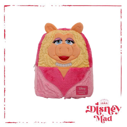 Loungefly Disney The Muppets Miss Piggy Fuzzy Mini Backpack