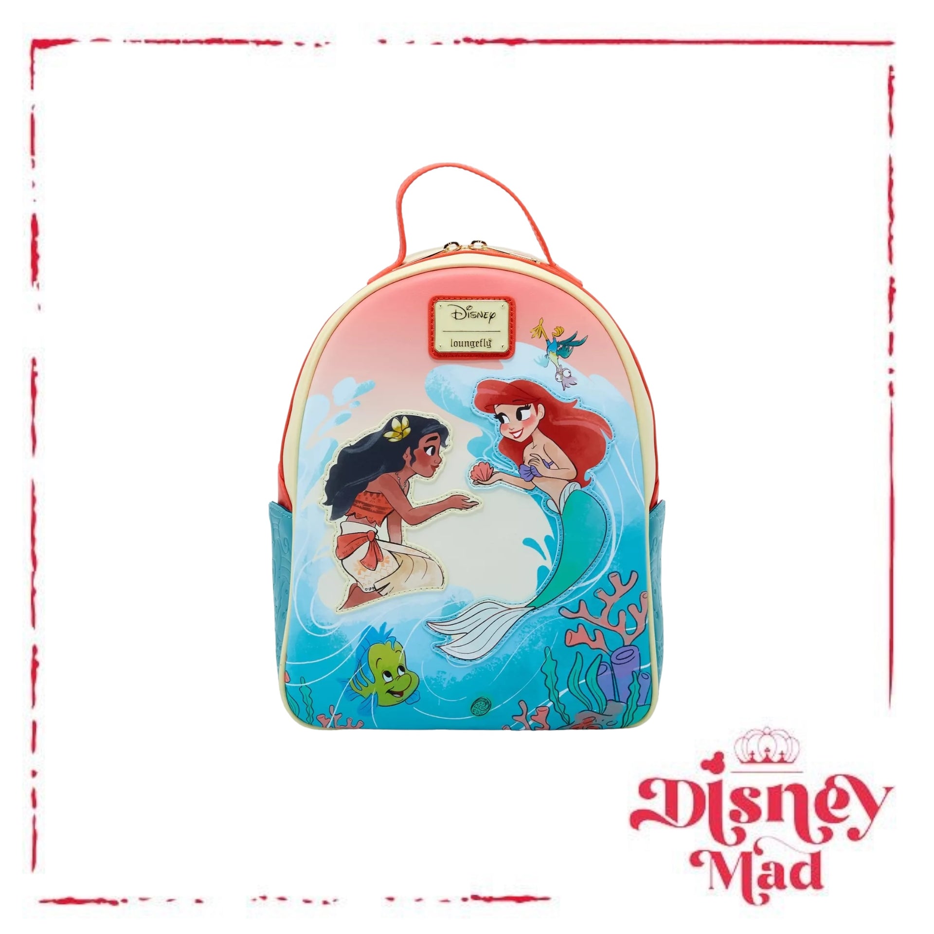 ariel kids backpack  All Things Ariel and her undersea friends can hold a trove of treasures in this splashy backpack Disney/Marvel Kids Licensed 10" Mini