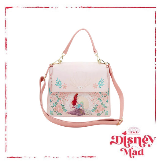 Loungefly Disney The Little Mermaid Ariel Floral Crossbody Bag