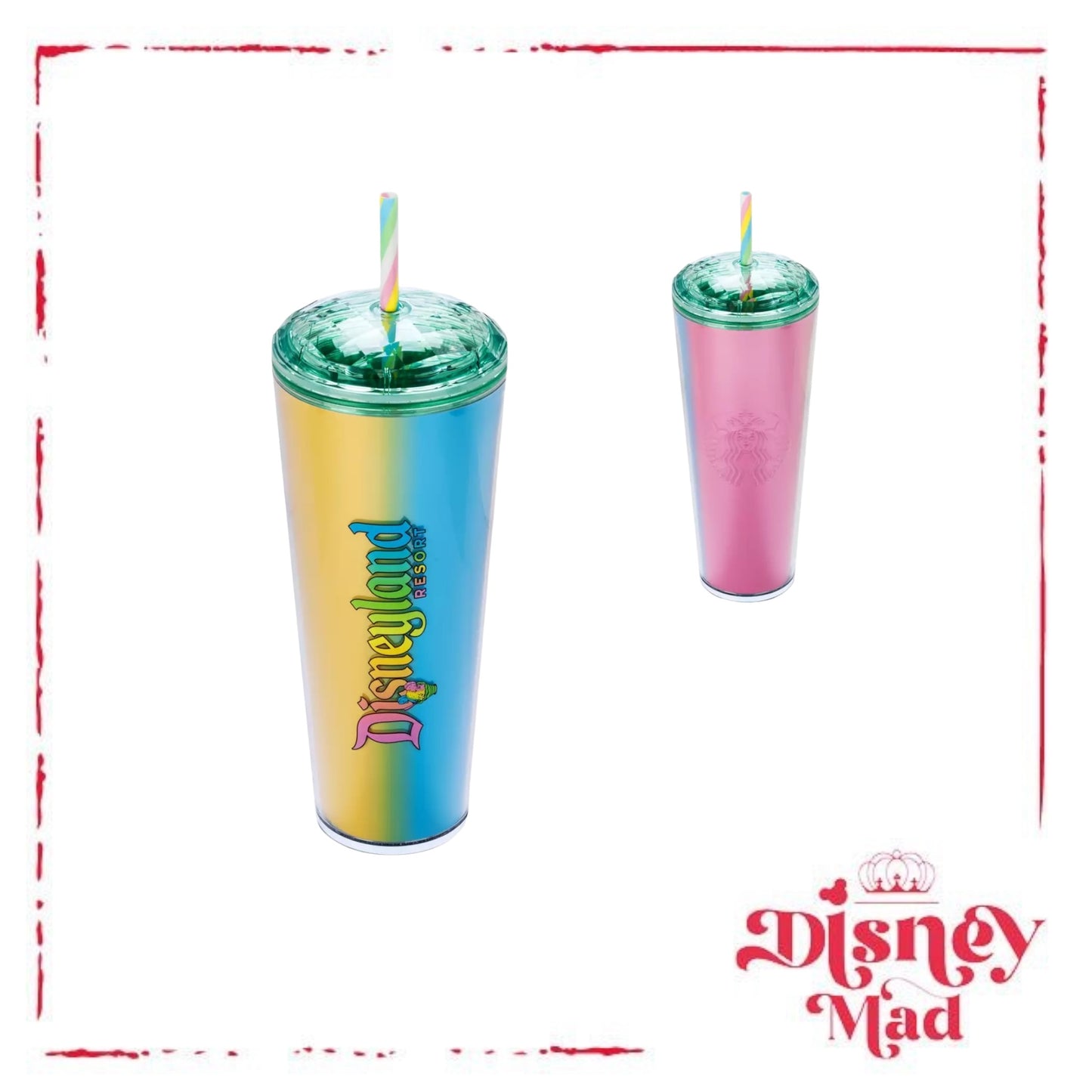 Disney Eats Shaved Ice Starbucks® Tumbler with Straw – Disneyland