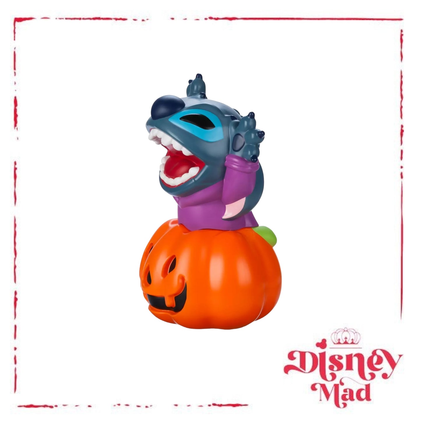 Stitch Pumpkin Light-Up Halloween Decoration - Disney Parks