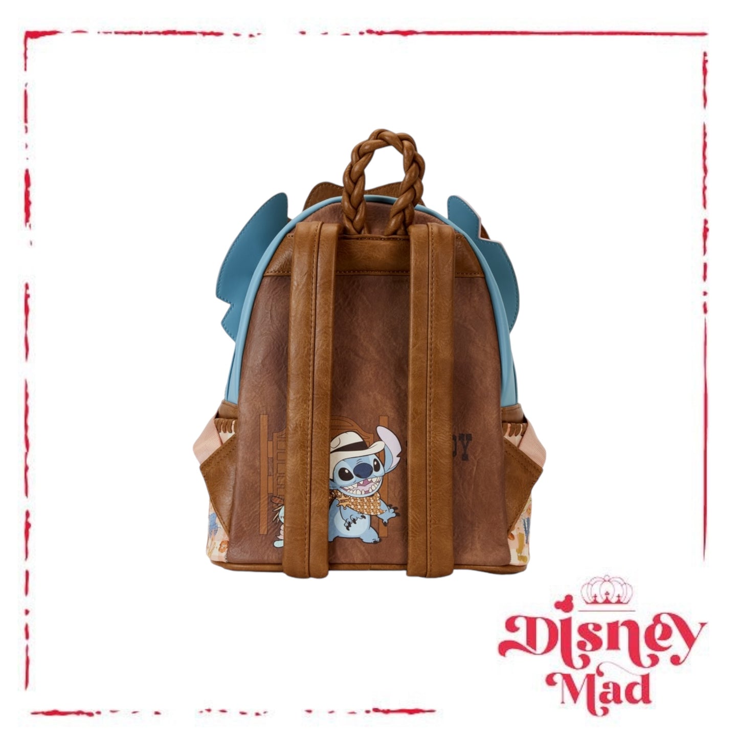 Loungefly Stitch Western Cowboy Cosplay Mini Backpack