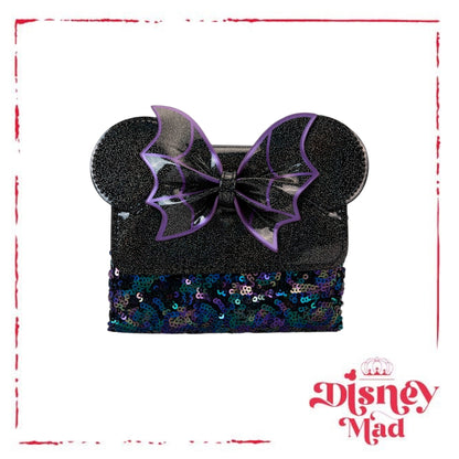 Minnie Mouse Exclusive Spiderweb Sequin Flap Wallet