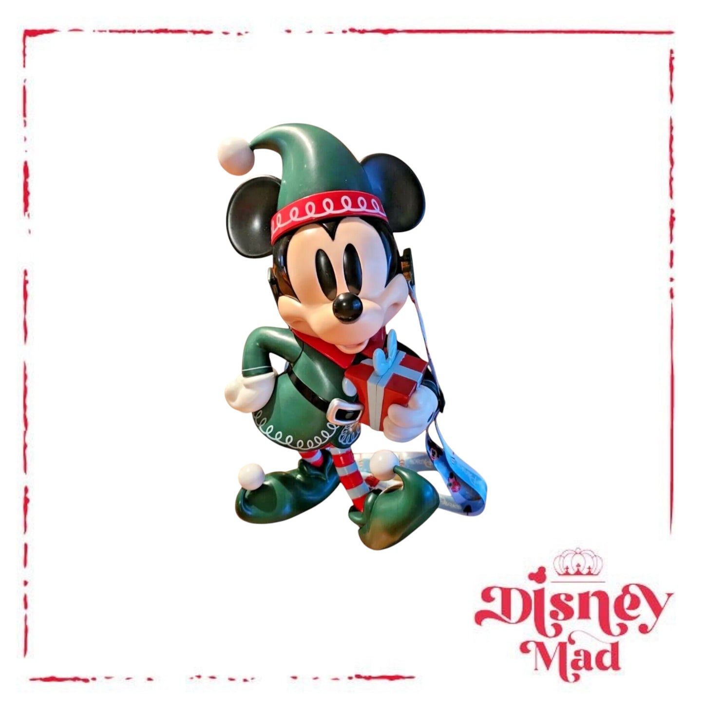 Disney Parks Mickey Elf Popcorn Bucket Very Merry Christmas Party