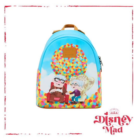 Loungefly Disney Pixar Up Carl & Ellie Balloons Mini Backpack