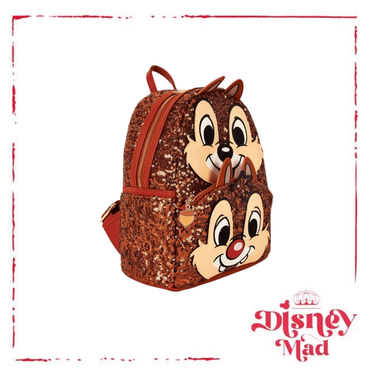 Chip 'n' Dale Exclusive Sequin Cosplay Mini Backpack