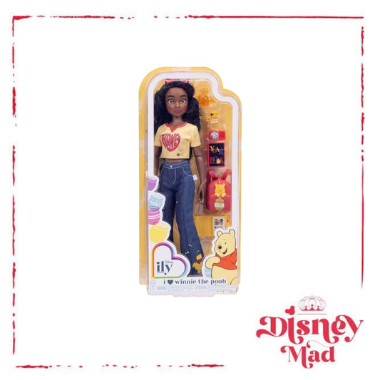 Disney ILY 4ever 12.5" Pooh Doll Black Hair/Brown Eyes