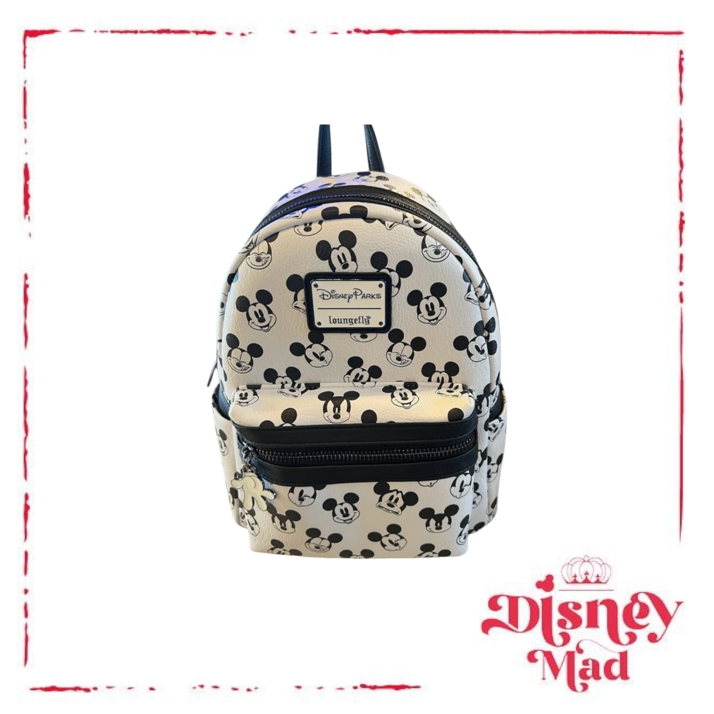 Disney Parks Mickey Mouse Faces Backpack