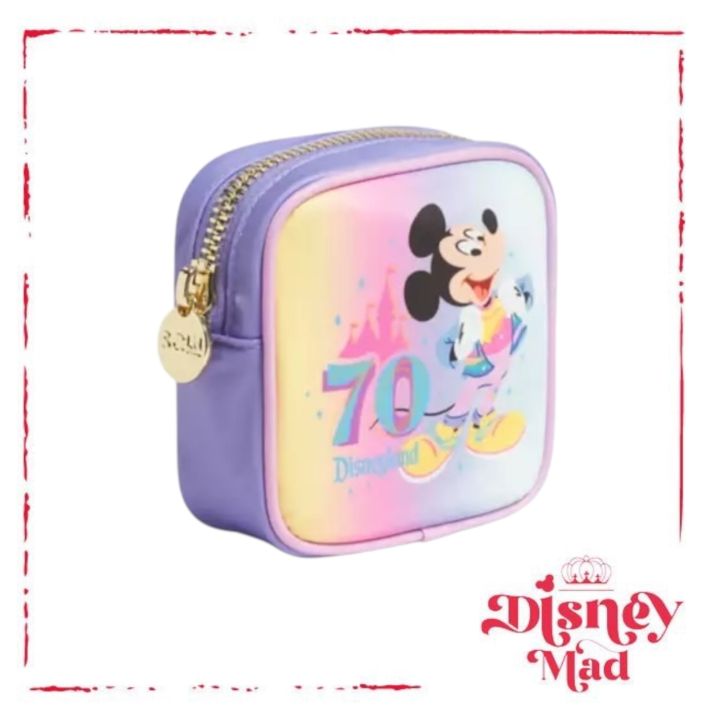 Mickey Mouse Mini Pouch by Stoney Clover Lane – Disneyland 70th Anniversary - Disney Parks