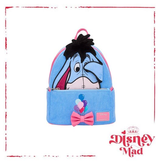 Loungefly Disney Winnie the Pooh Eeyore Peeking Corduroy Mini Backpack