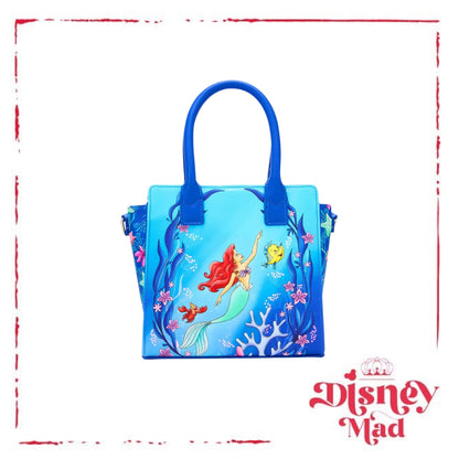 Loungefly The Little Mermaid Trio Sea Mini Satchel Bag