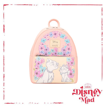 Loungefly Disney The Aristocats Duchess & Marie Floral Mini Backpack