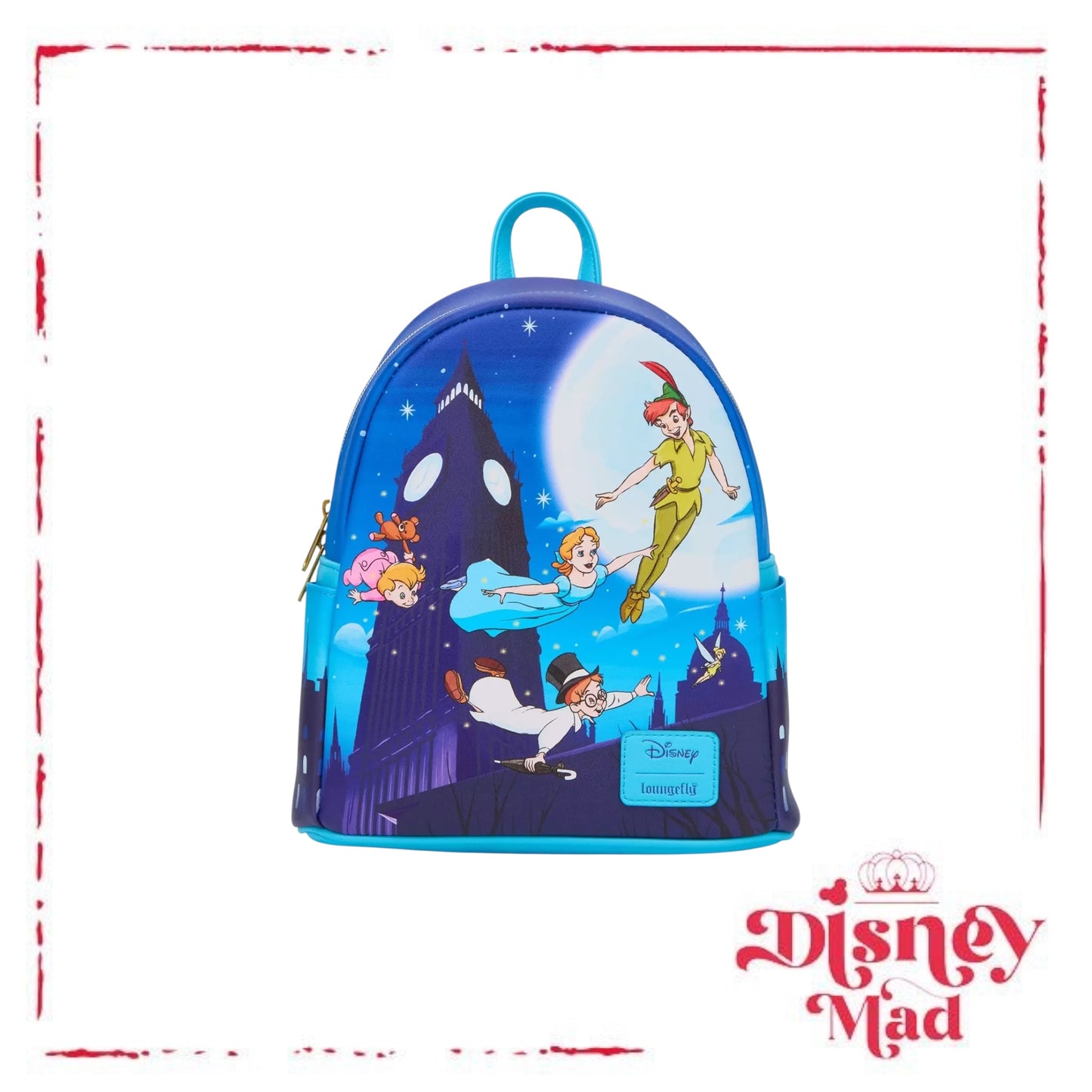 Loungefly Disney Peter Pan Night Flight Mini Backpack