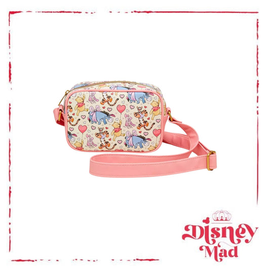 Loungefly Disney Winnie The Pooh Hearts Camera Crossbody Bag