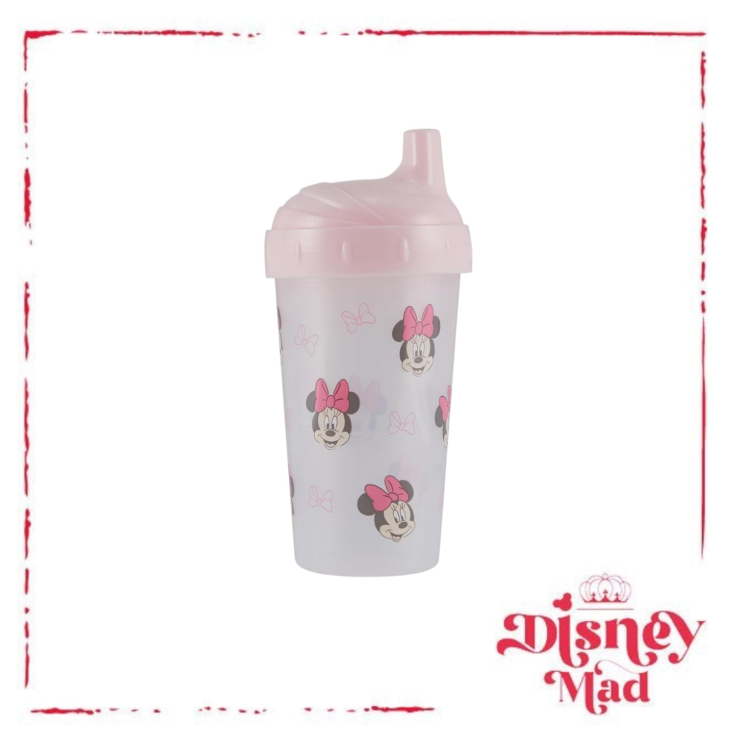 Disney 10 Ounce Minnie Mouse Sippy Cup Pack of Two