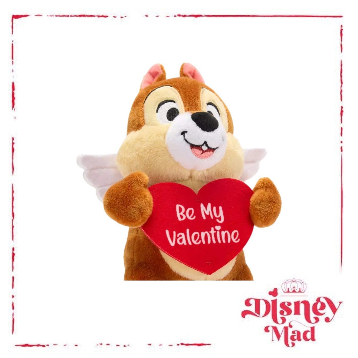 Chip 'n Dale Valentine's Day Plush Set – 9''- Disney Parks