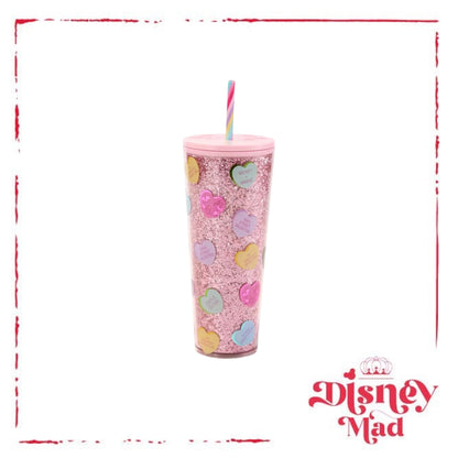 Mickey and Minnie Mouse Valentine's Day 24 oz. Starbucks® Travel Tumbler with Straw