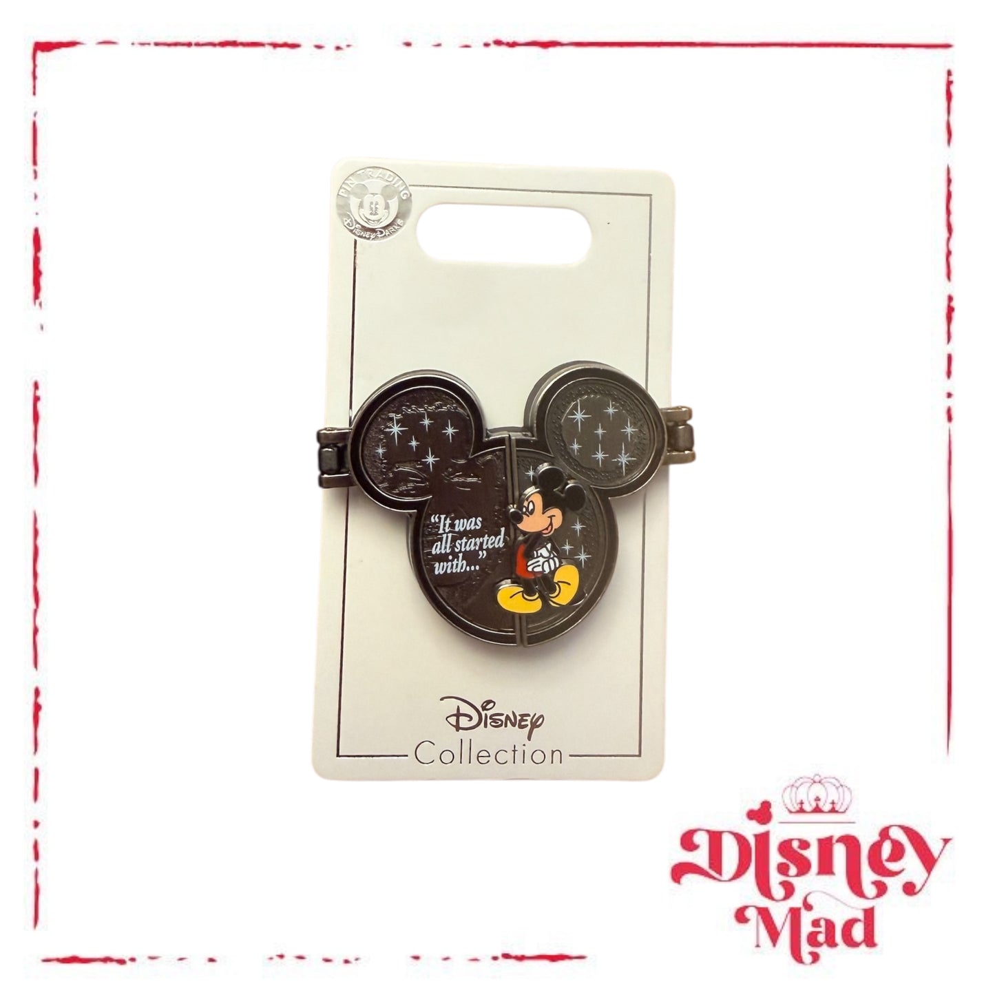 Disney Parks Edition Pin Collection It was All Started with a Mouse