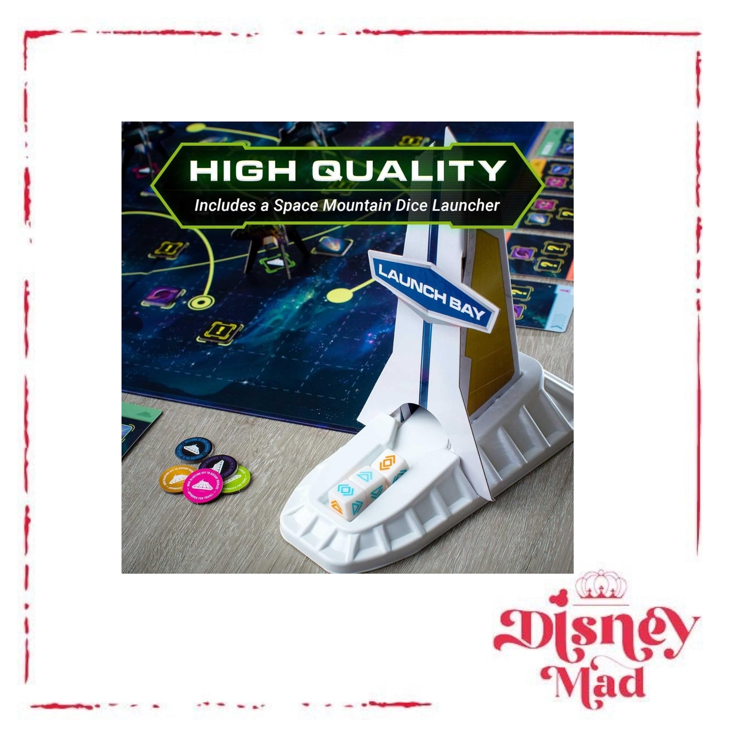 Disney Space Mountain, All Systems Go Board Game