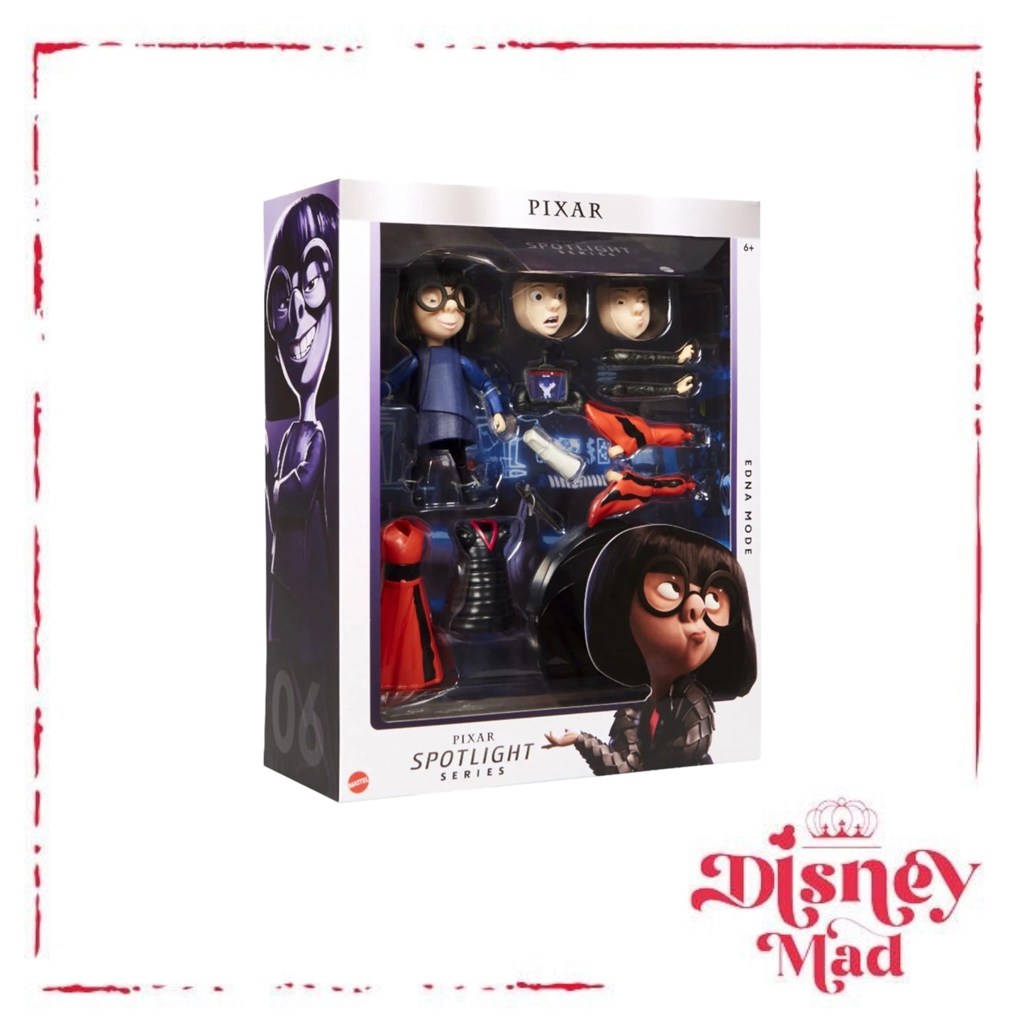 Pixar Spotlight Series Edna Mode Collector Figure The Incredibles