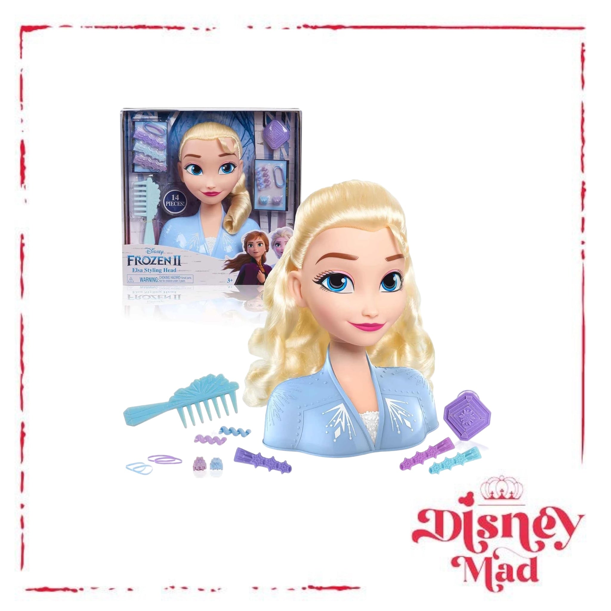 Disney Frozen 2 Basic Elsa Styling Head Disney Mad Shop