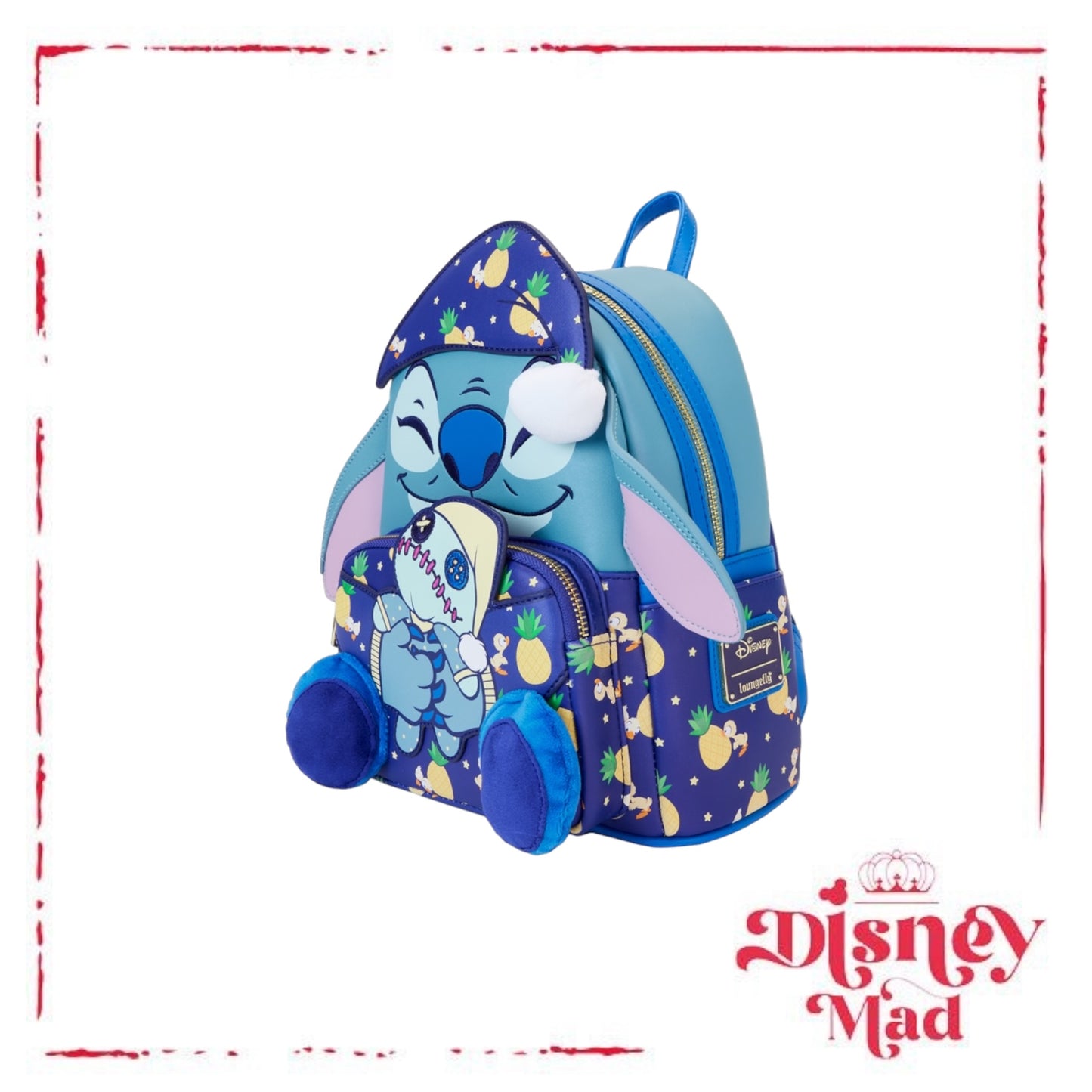 SDCC Limited Edition Bedtime Stitch Glow Mini Backpack