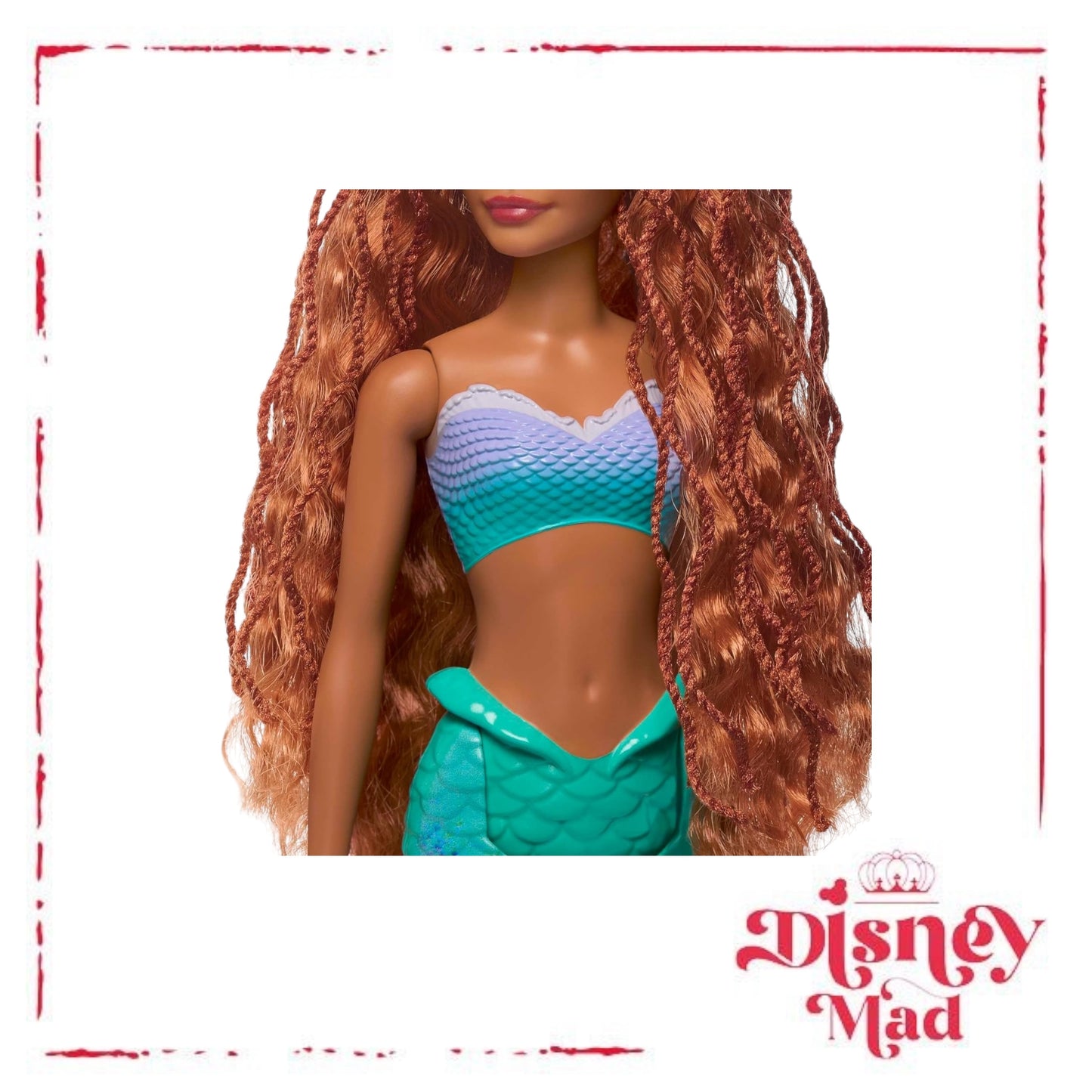 Mattel Disney The Little Mermaid Ariel Doll, Mermaid Fashion Doll with Signature Outfit