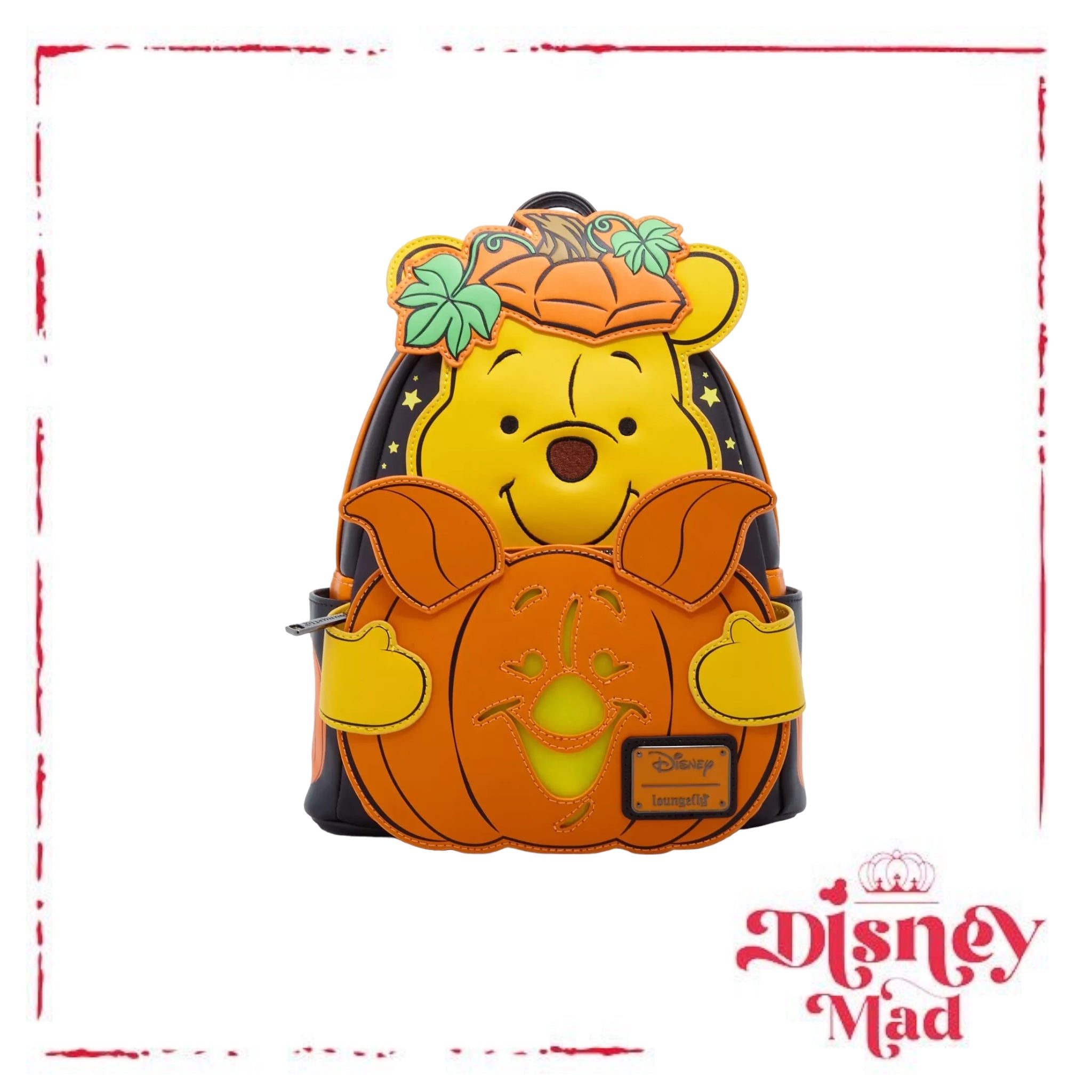 Loungefly Disney Winnie the Pooh Piglet and Pooh Bear Pumpkin Light Up Disney Mad Shop