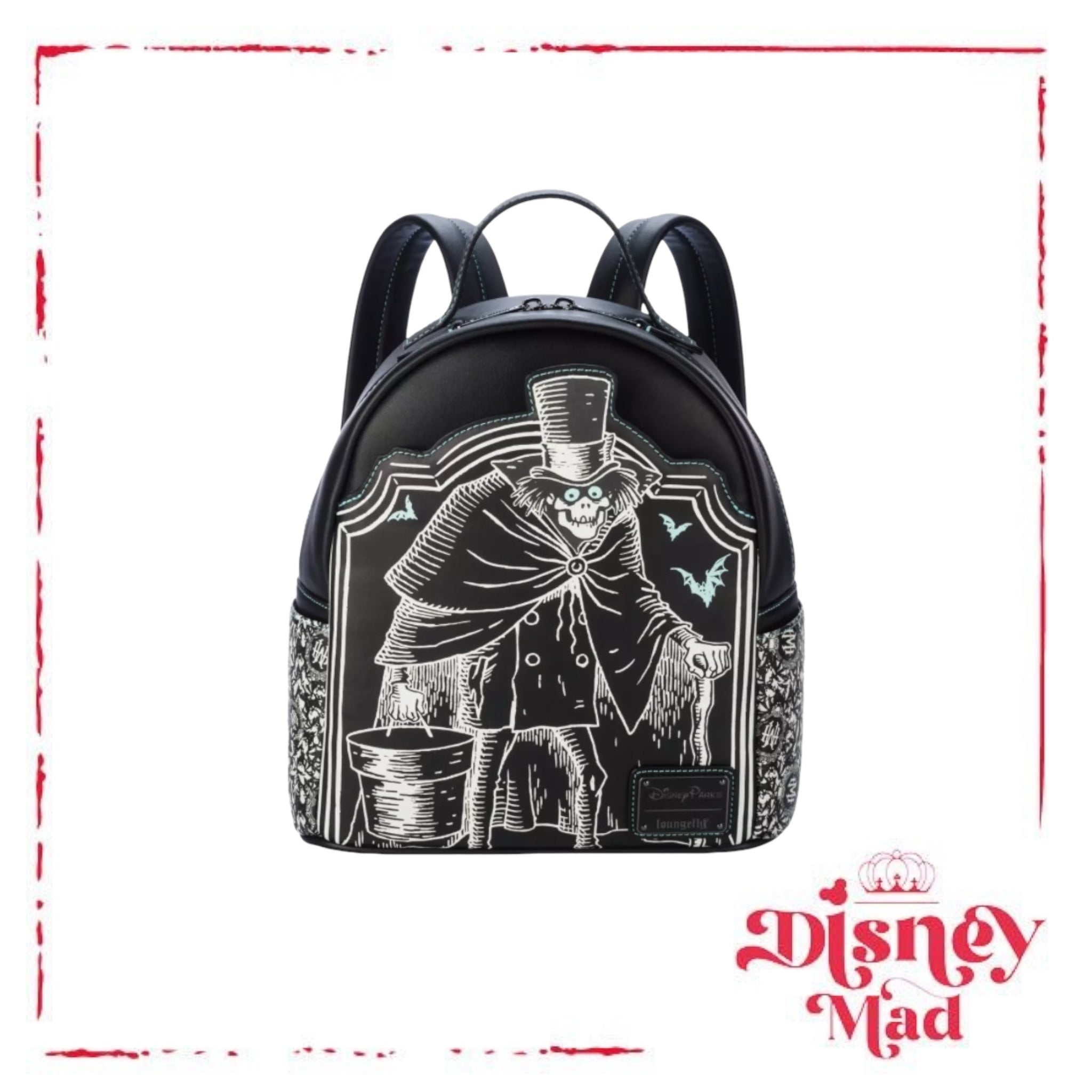 Haunted Mansion Glow In The Dark Loungefly Mini Backpack Disney park exclusive popular