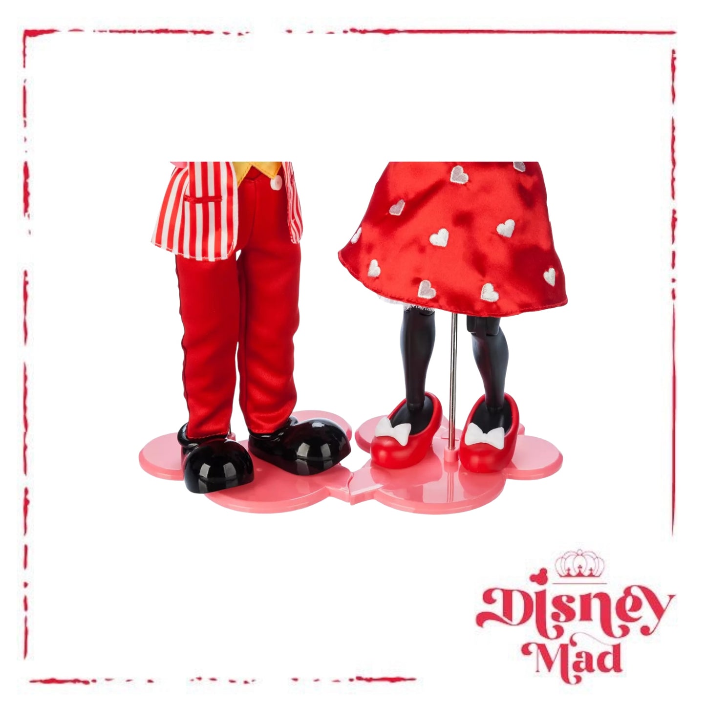 Mickey Mouse and Minnie Mouse Valentine's Day Limited Edition Doll Set – 12''